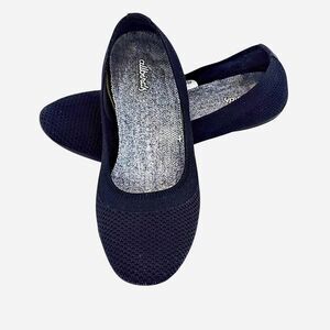 Allbirds Blue Navy Night Woman's Tree Breezer Wool Ballet Flat Shoes  US 10